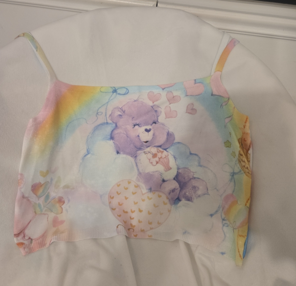 Care Bears Pastel Purple and Pink Graphic Cami